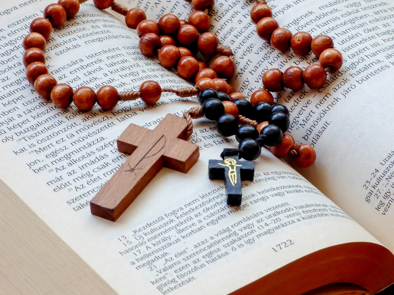 El rezo del rosario