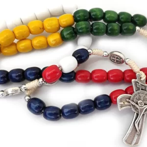 significado de los colores del rosario misionero